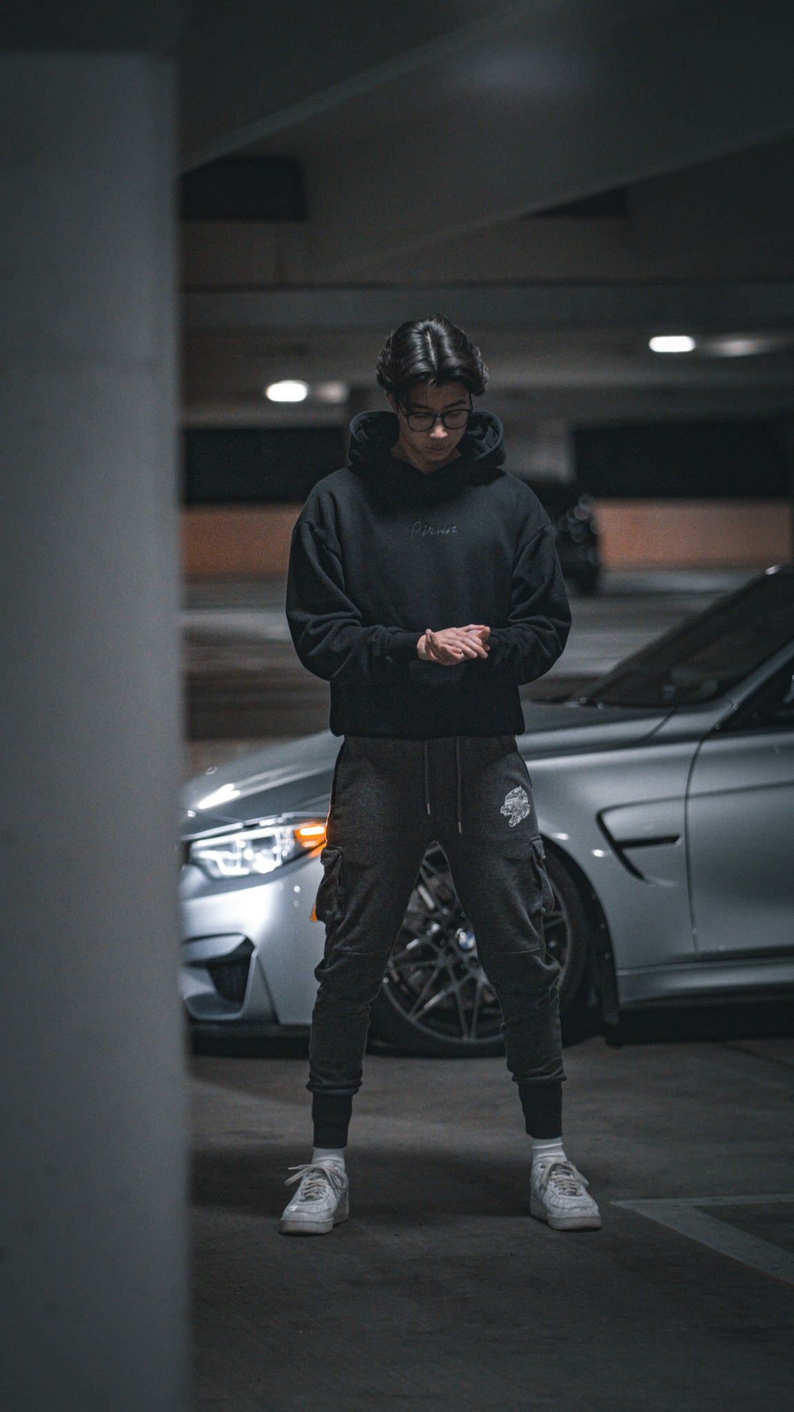 Blackout Embroidery Hoodie